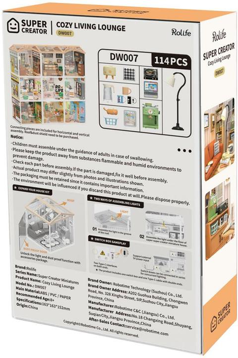Actual product image Rolife Cozy Living Lounge - Diorama
