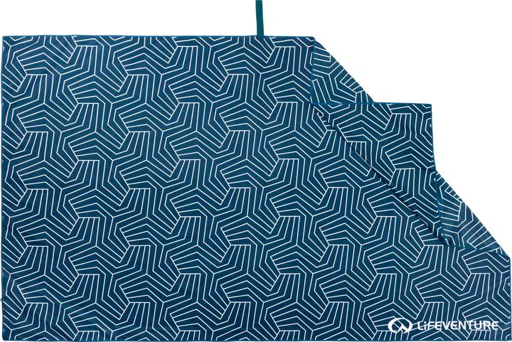 Lifeventure Recycled SoftFibre Trek Towel, Navy, Giant (150 x 90 cm)