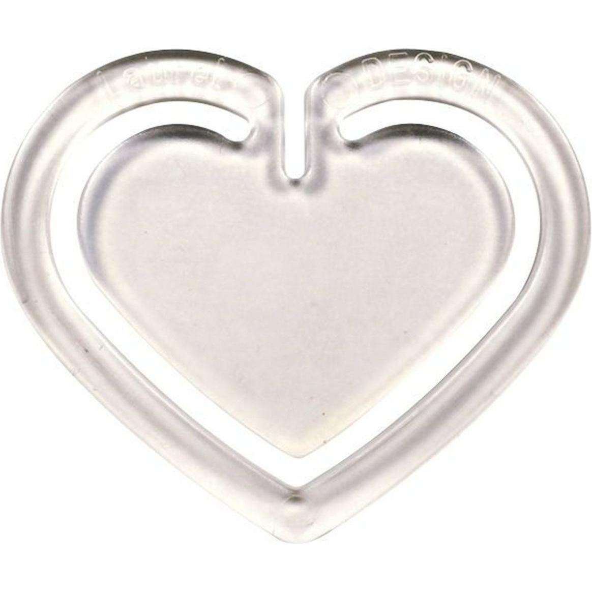 Laurel, Büroklammer, Büroklammern Herzklip 30mm VE=25 Stück kristall (1 x)