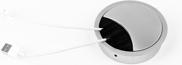 Produktbild Bachmann Kabeldurchführung rund Zinkdru (Kabeldurchlass, 8 cm)