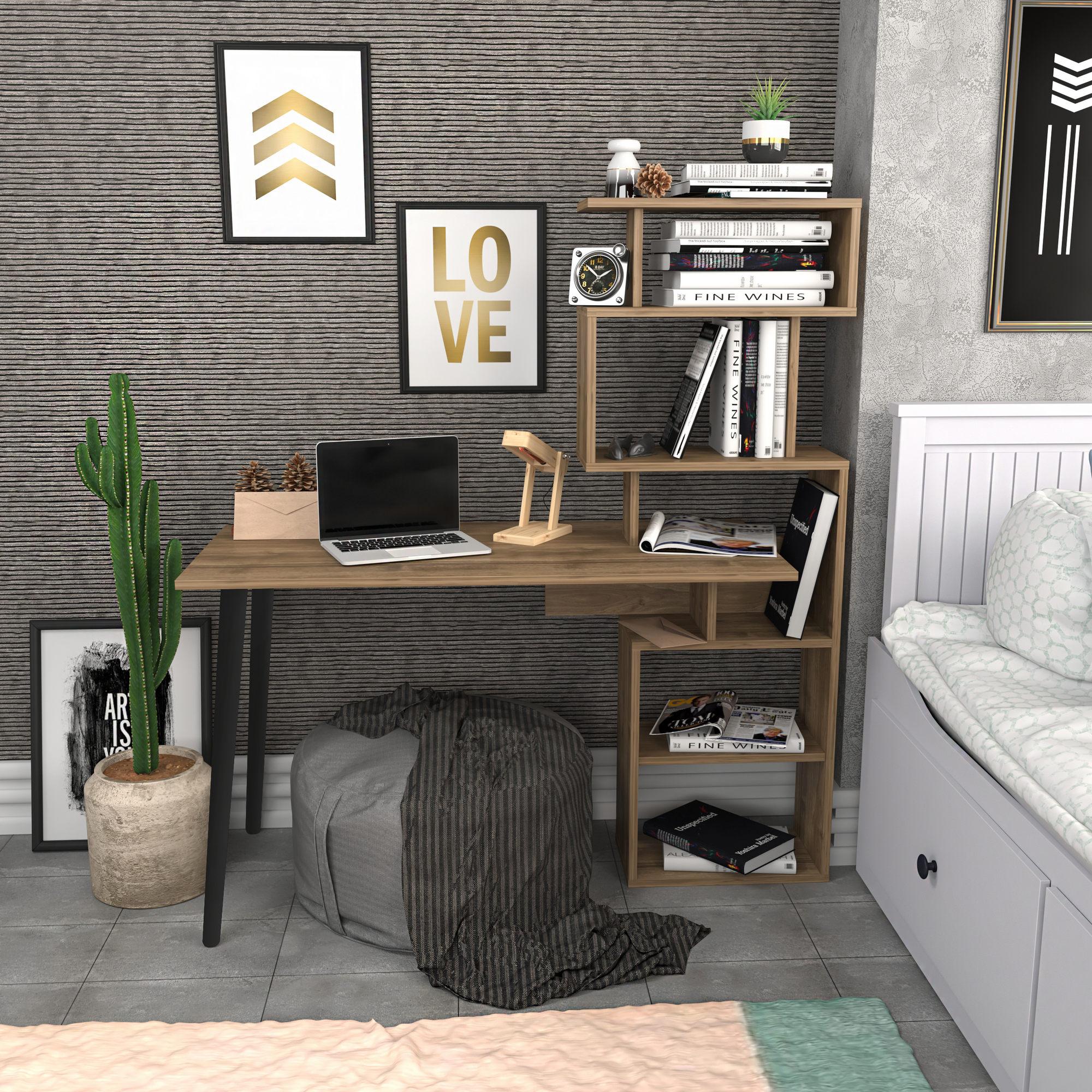 Thumbnail - Kalune Design, Schreibtisch, Sam (133 x 55 x 146.5 cm)
