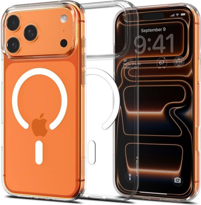 Actual product image Spigen - Liquid Crystal MagSafe - iPhone 17 Pro - Clear / White (Apple iPhone 17 Pro)