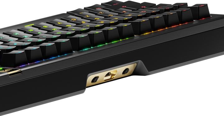 Actual product image Glorious GMMK 3 Pro HE Wireless 75 % Gaming Keyboard - Pre-Built, ANSI (US), Fox HE Switches, black (US, Wireless)