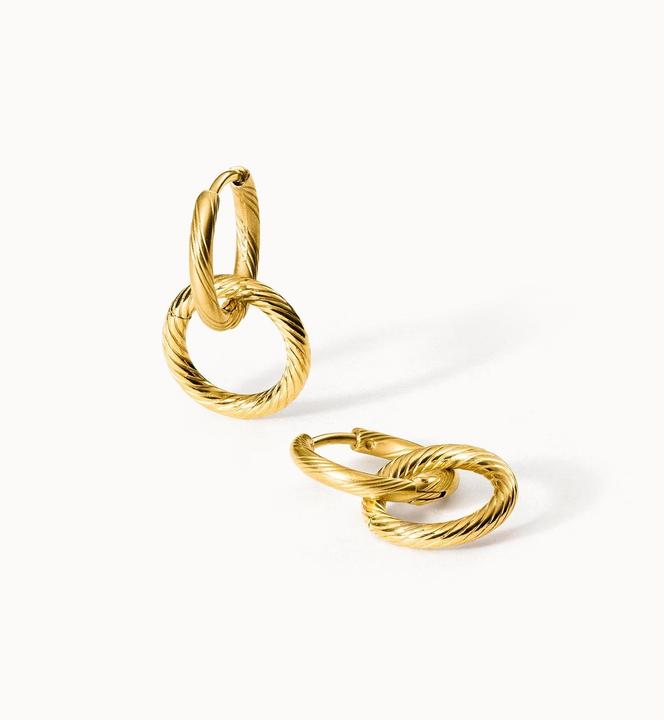 Immagine prodotto Purelei Boucles d'oreilles Kii Elua oro (Acciaio inossidabile placcato oro 18 carati)