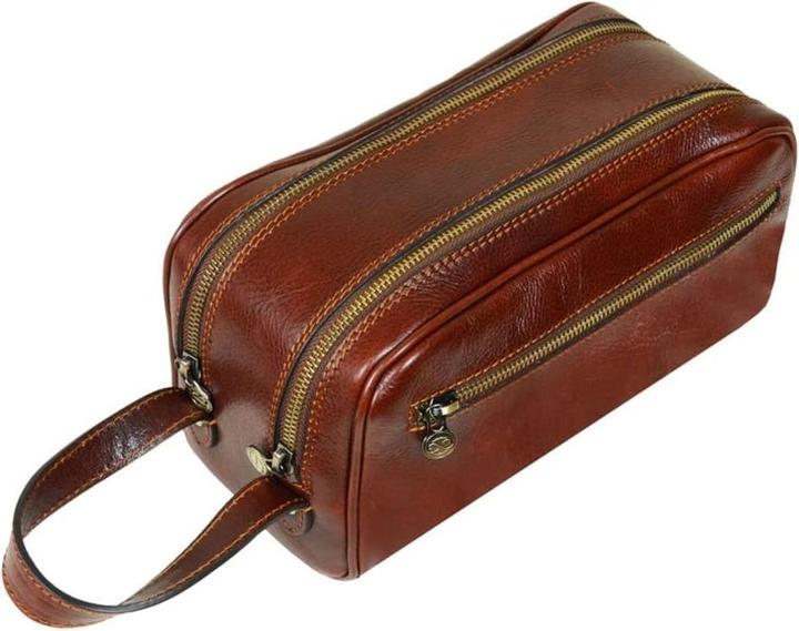Image du produit Only-Bags.Store Trousse de toilette en cuir italien