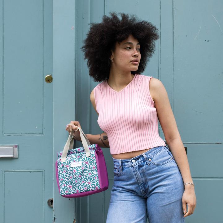 Produktbild Kind Bag Lunch Tasche Abstrakte Blumen