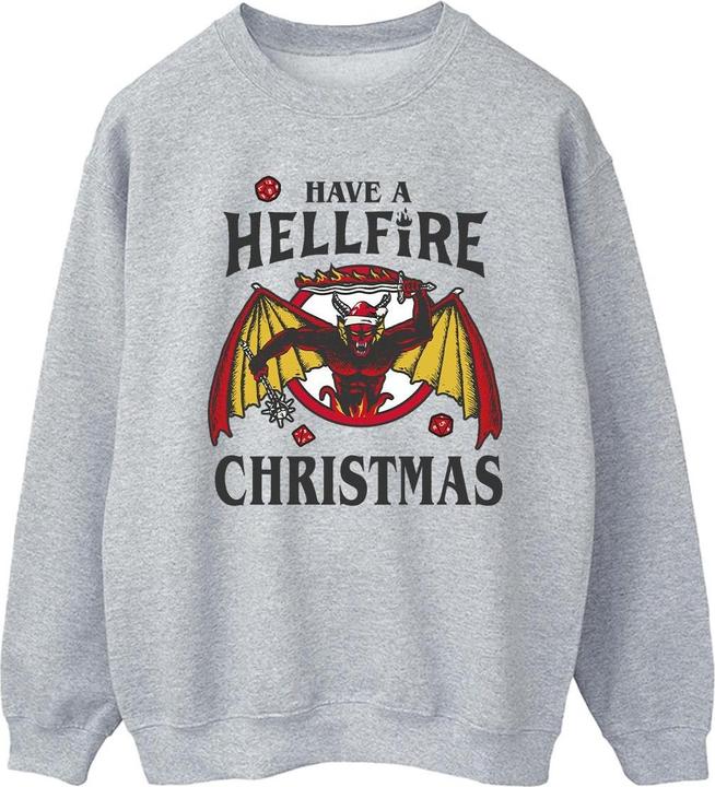 Immagine prodotto Netflix Stranger Things Hellfire Christmas Felpa Uomo (5XL)