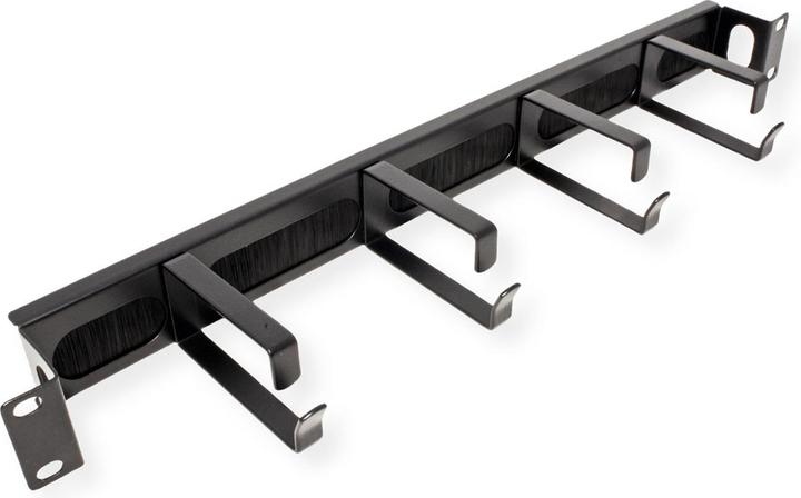 Actual product image Value 19"-Frontplatte, 4 Ösen Typ G, Kabeldurchführung (Bürste)