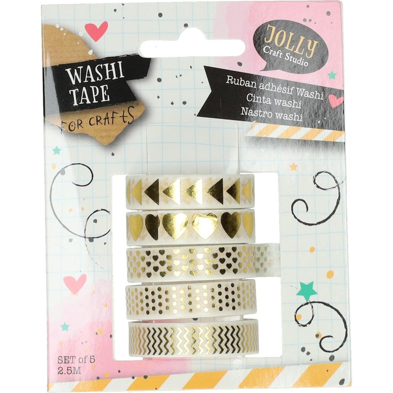 Tape Washi-Papier, 5er-Set