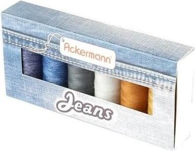 Image du produit Kit de fils de jeans en 6 couleurs x 150m (150 m)