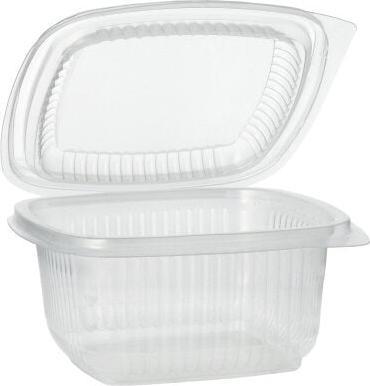 Produktbild Starpak Verpackungsbecher mit Klappdeckeln rechteckig (100 x)