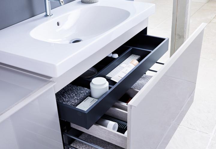 Actual product image Geberit Keramag Acanto Wash basin Compact 500634, without tap hole, with overflow, 900x420mm (500 mm, 900 mm)