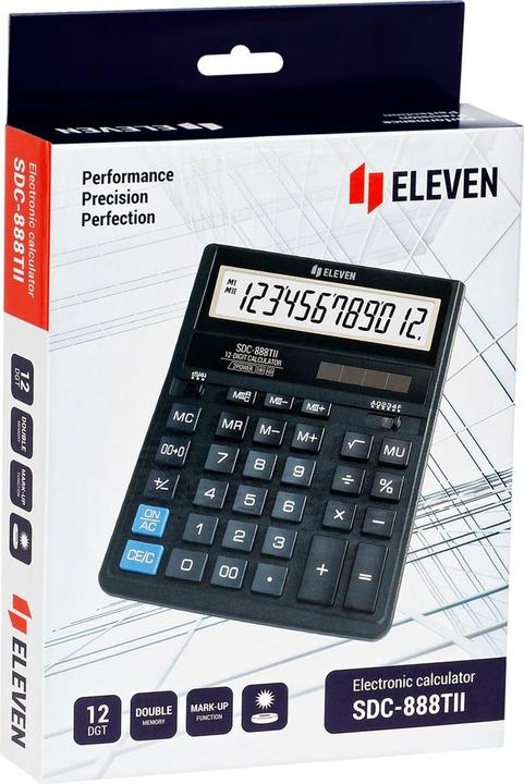 Actual product image Eleven SDC-888TII-Rechner (Batteries, Solar cells)