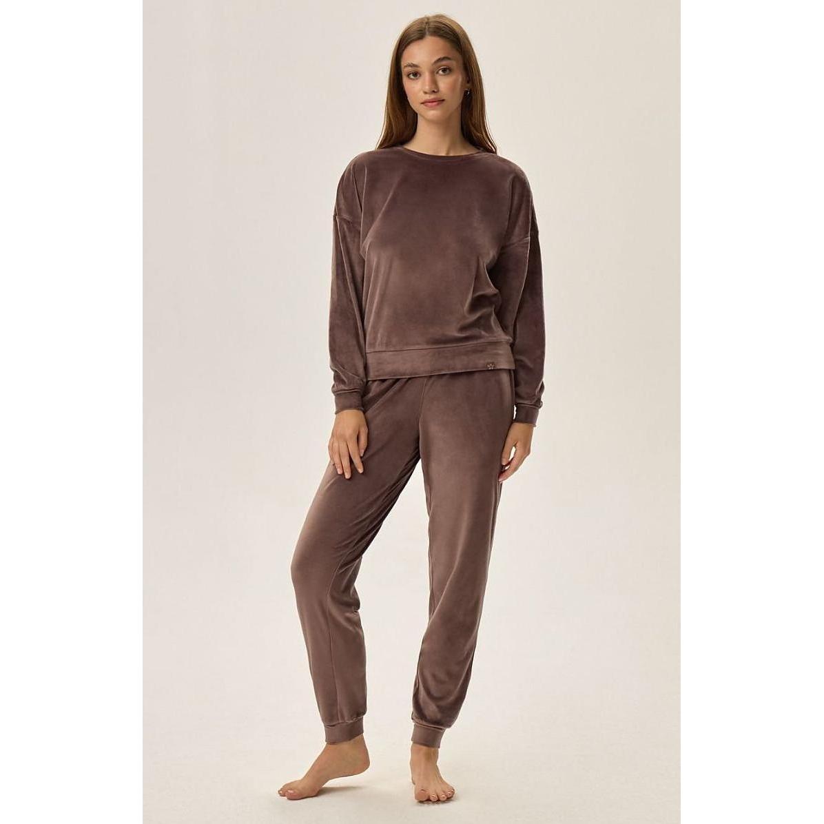 Henderson, Pyjama, Set, Braun, (XL)