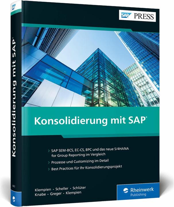 Produktbild Konsolidierung mit SAP (Deutsch, Dana Knabe, 2019)