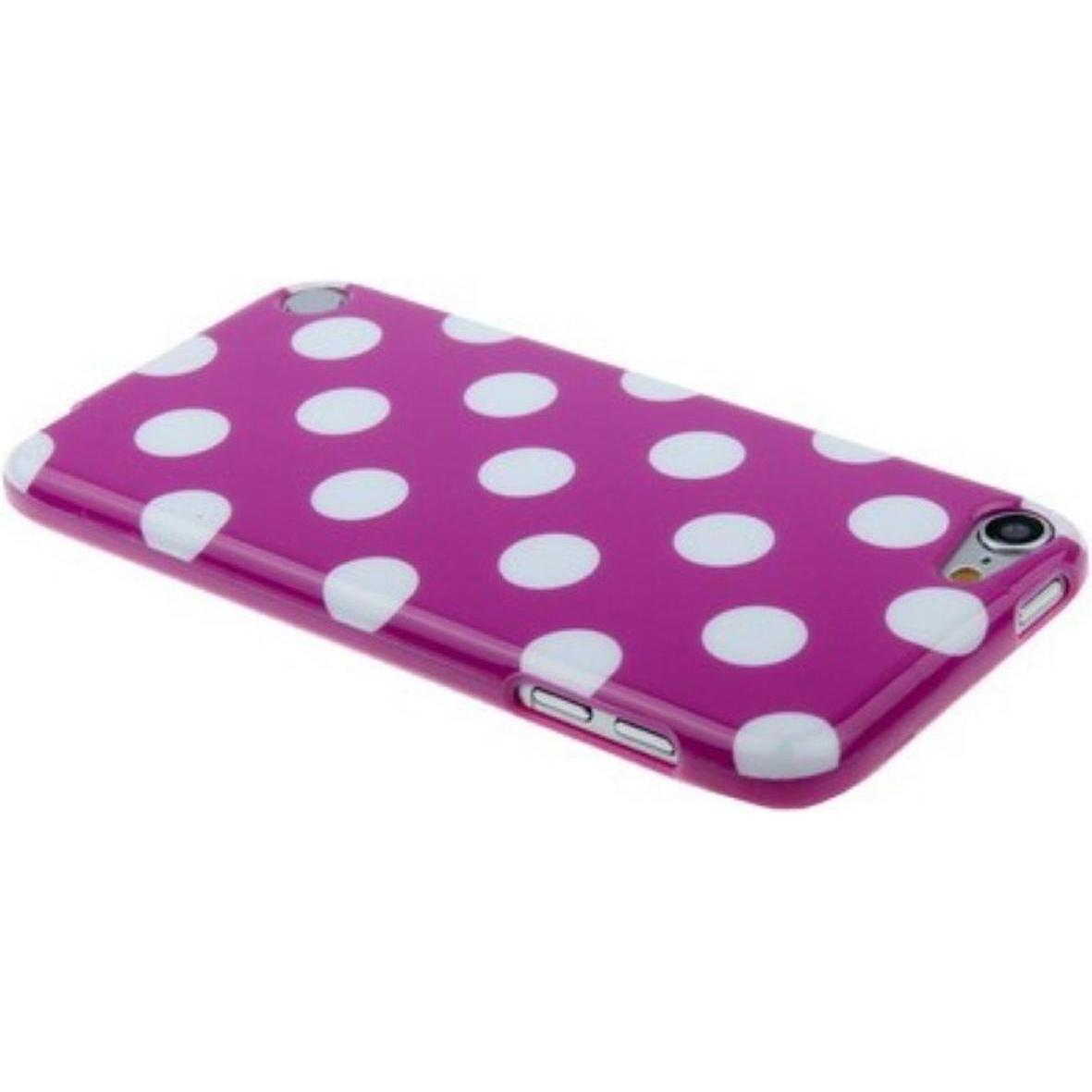 Thumbnail - König Design Handyhülle Design Punkte für Apple iPod Touch 5, MP3 Tasche + Hülle, Violett