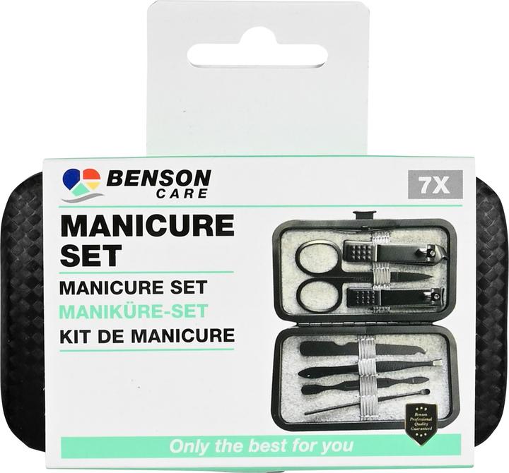 Produktbild Benson Maniküre-Set 7-teilig schwarz