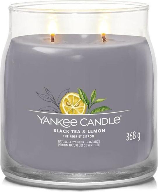 Produktbild Yankee Candle Duftkerze Black Tea & Lemon Signature Medium Jar (368 g)