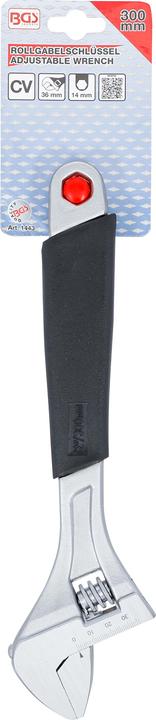 Actual product image BGS Adjustable Wrench with soft Rubber Handle max. 36 mm (36 mm)
