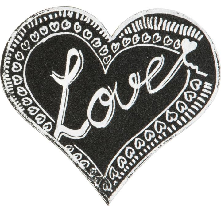 Actual product image Securit Silhouette Heart (Blackboard, 36 x 30 cm)