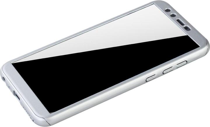 Produktbild König Design Hülle Handy Schutz für Huawei Honor 9 Lite Full Case Cover Displayschutz Silber (Honor 9 Lite)