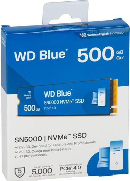 Produktbild WD Blue SN5000 powered by SANDISK (500 GB, M.2 2280)