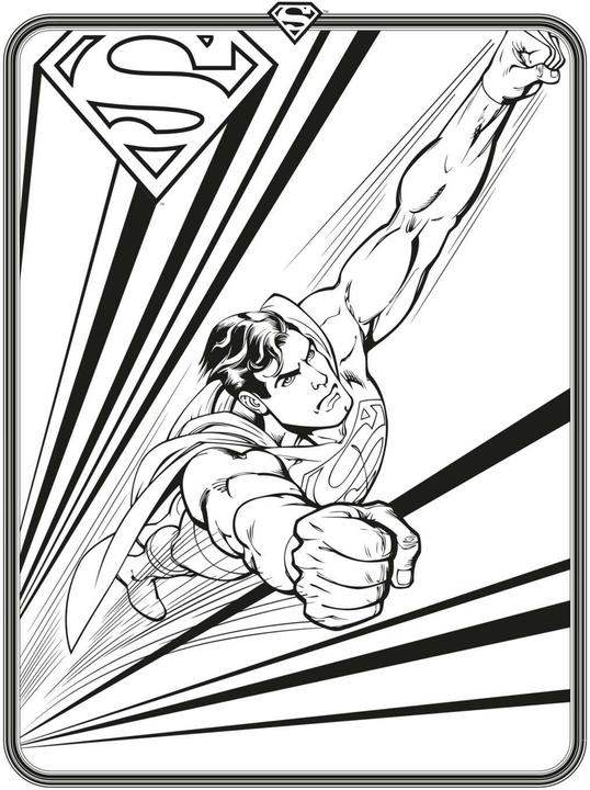 Actual product image DC Superman: Superstarker Malblock
