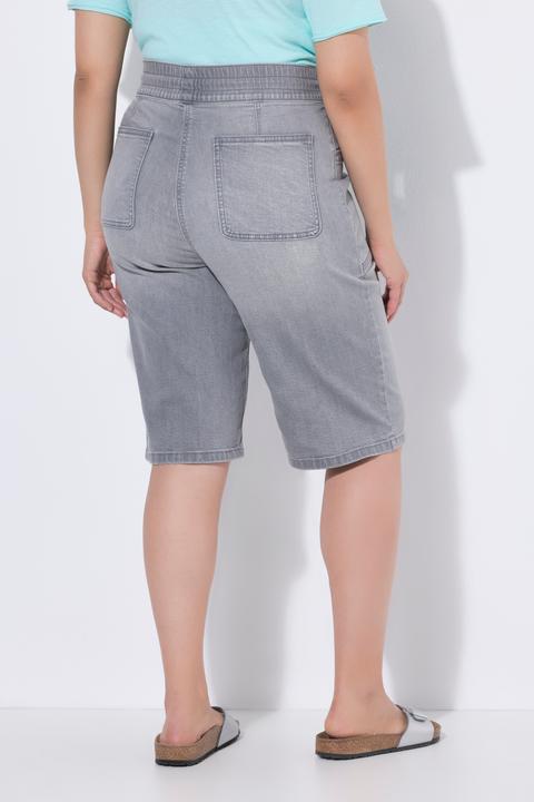 Produktbild Ulla Popken Bermuda Mary, weites Bein, Elastikbund (52)