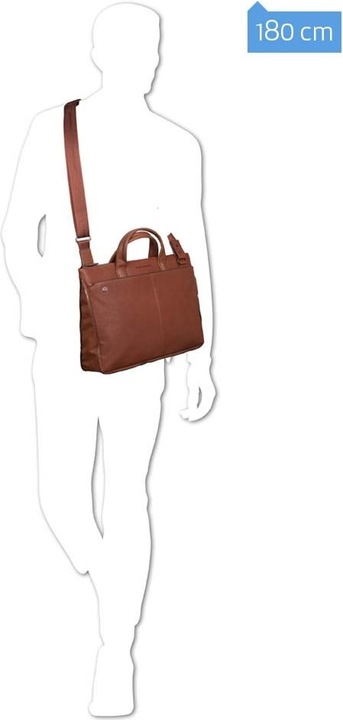 Produktbild Piquadro Black Square - Schmale 15" Zoll Laptoptasche (15")