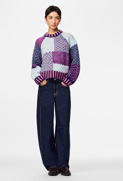 Produktbild Pieces PCFUSION COLORBLOCK Strickpullover (XS)