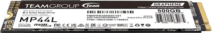 Actual product image Teamgroup MP44L (500 GB, M.2 2280)