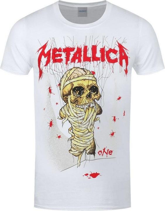 Actual product image Metallica Unisex Adult One Landmine Back Print T-Shirt (M)