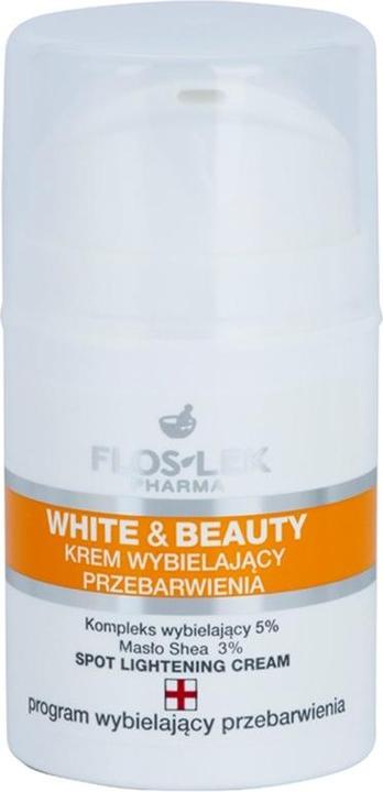Actual product image FlosLek Pharma FLOSLEK Pharma White & Beauty Spot Lightening Cream krem wybielający przebarwienia 50ml (50 ml)