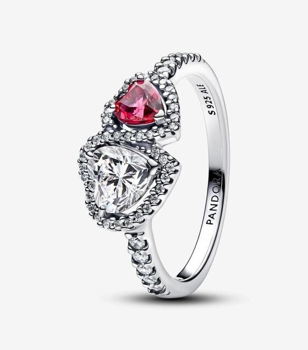 Produktbild Pandora Sparkling Halo Heart Ring (54, 925 Silber)