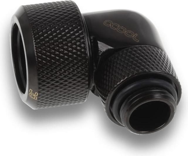 Actual product image Alphacool Icicle 16mm HardTube Screw-on 90?? rotatable G1/4 for acrylic/brass tubes - 4pcs S