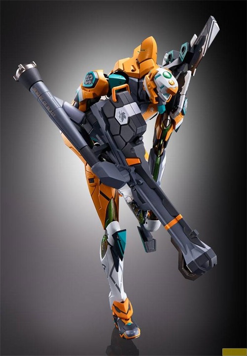 Actual product image Bandai Neon Genesis Evangelion figurine Diecast Metal Build EVA-00/00' Prototype 22 cm