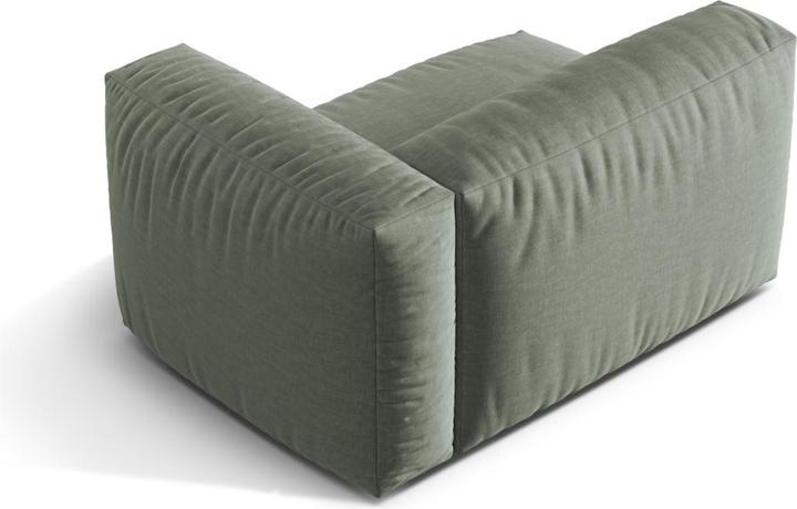 Image du produit Micadoni Chauffeuse Droit, "Martina", 1 Place, 121x106x75 Fabriqué en Europe (Canapé modulaire, 1 place)