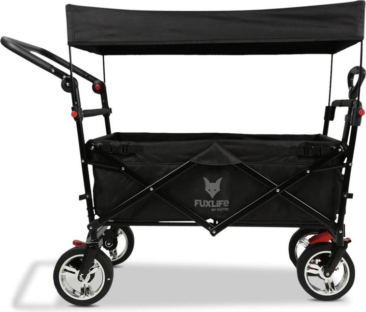 Fuxtec Bollerwagen FX-CT700 mit UV-geschütztem Sonnendach und zusätzlichem Schiebegriff
