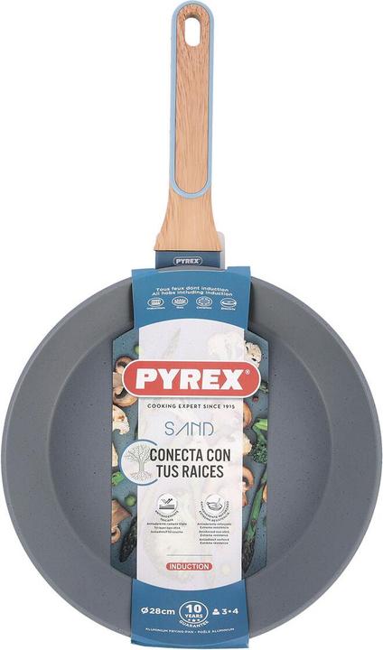 Image du produit Pyrex Poêle Sable forgé 28 cm (28 cm, Ensemble de casseroles et de poêles de cuisson, Aluminium)
