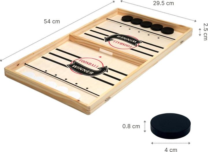 Image du produit Hermex Sling Puck Jeu Foosball Slingshot Puck Football de table Pucket grand