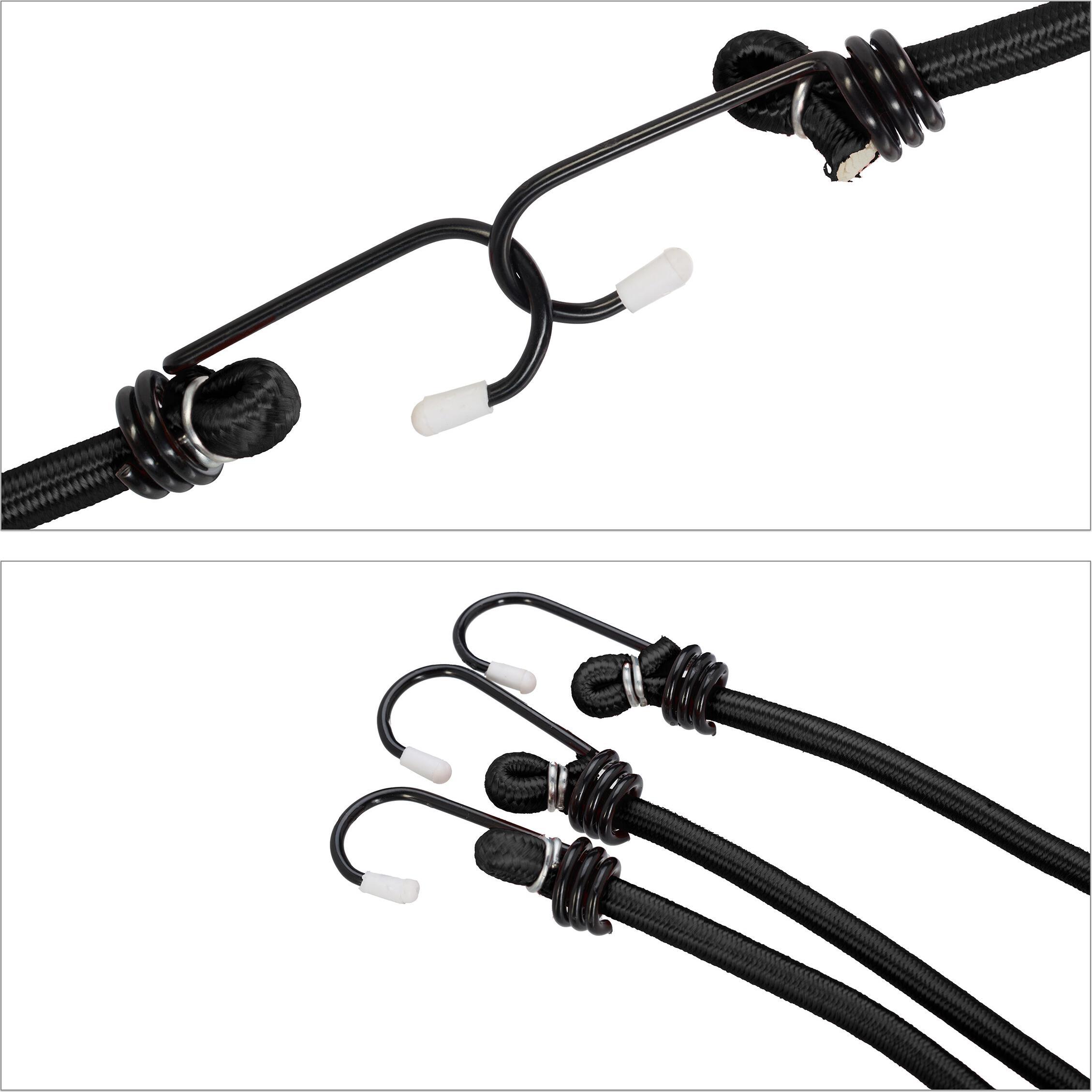 Relaxdays, Spanngurt + Ladungssicherung, 12x Spanngummi