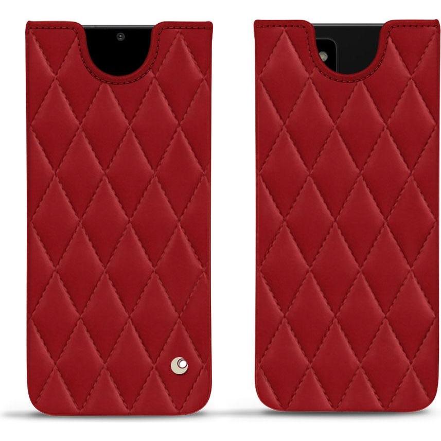 Noreve Lederschutzhülle (Samsung Galaxy Note 20 Ultra), Smartphone Hülle, Rot