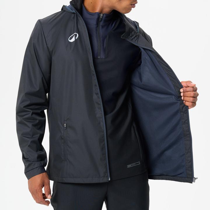 Produktbild Kipsta Damen/Herren Fussball Regenjacke - Viralto Club schwarz (4XL)