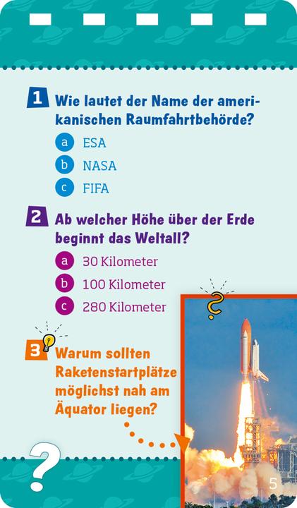 Image du produit Tessloff WAS IST WAS Quiz Weltall (Allemand)