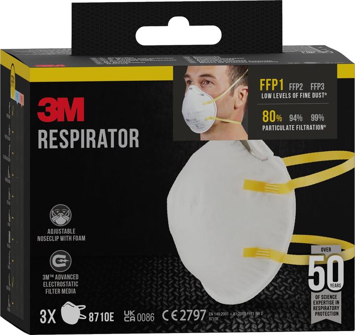 Actual product image 3M Respirator mask (FFP1, 3 x)