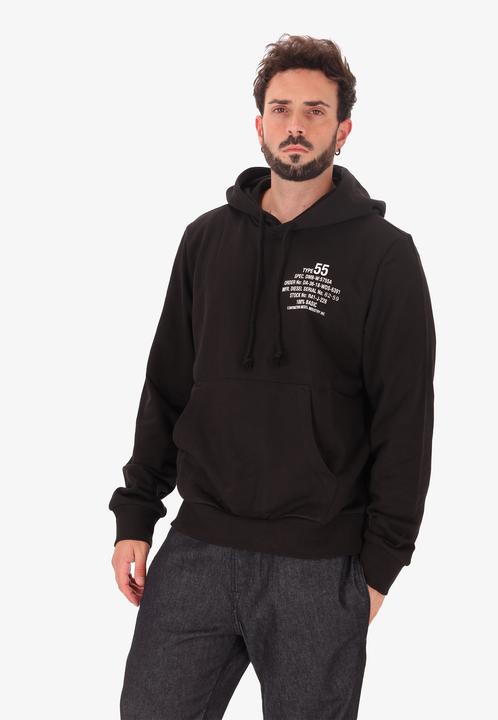 Produktbild Diesel Herren Kapuzenpullover Ombre Aus Baumwolle & Polyester - Casual (XL)