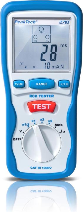 Peaktech P 2710 Digitaler FI Tester (CAT III 600V)