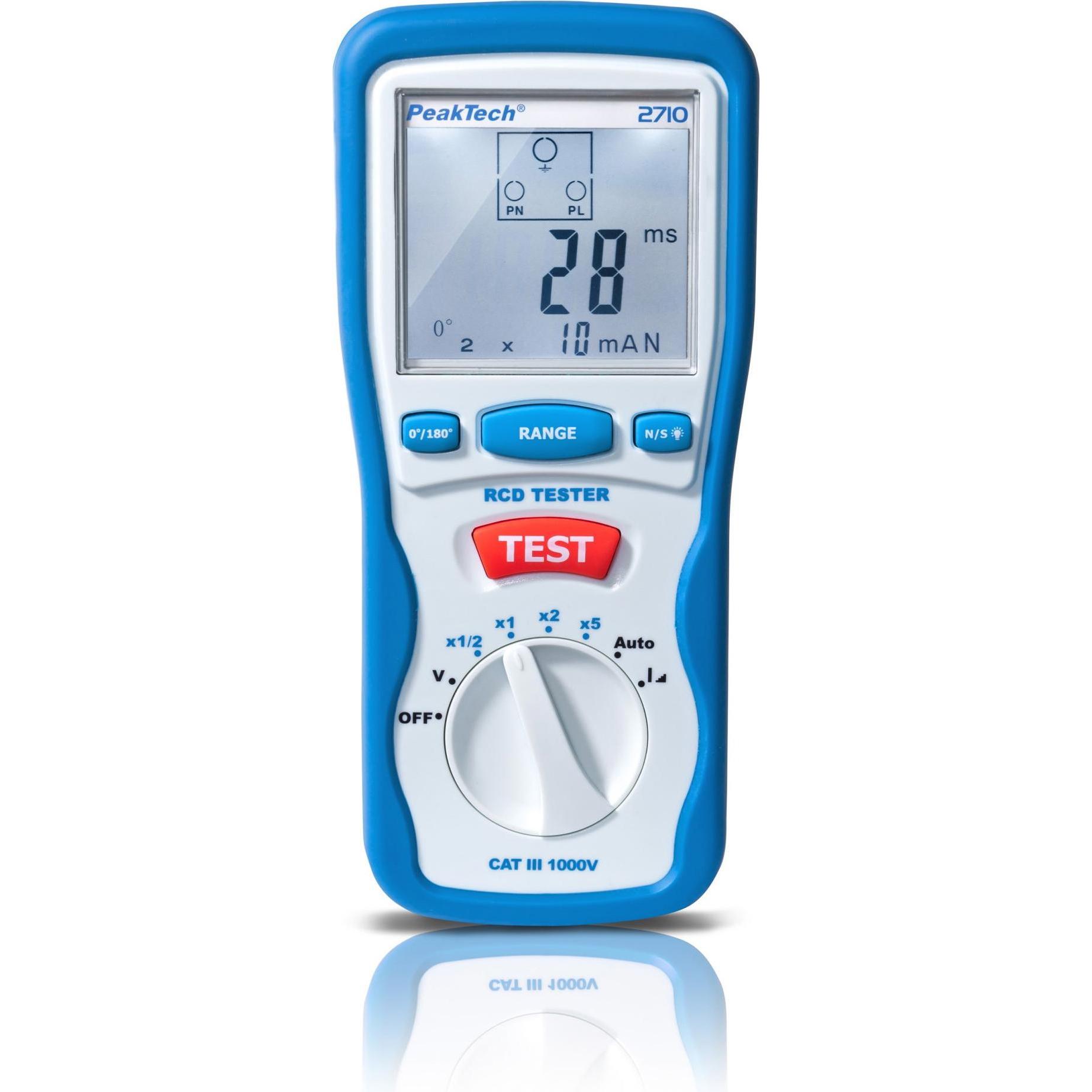Peaktech, Multimeter, P 2710 Digitaler FI Tester (CAT III 600V)