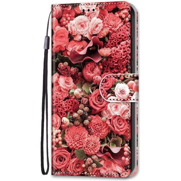 MU Style Leder Bookcover Image Series (Apple iPhone 13 Pro), Smartphone Hülle, Mehrfarbig