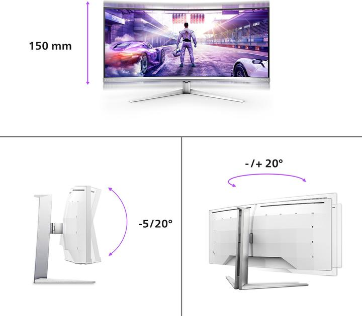 Actual product image Philips Evnia 34M2C7600MV (3440 x 1440 pixels, 34")